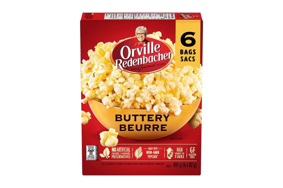 Orville Redenbacher Buttery Popcorn (492 g (6*82 g)