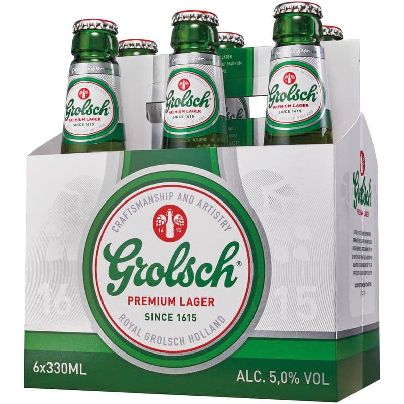 Grolsch 6 bottle (6 x 330 ml Bottle)