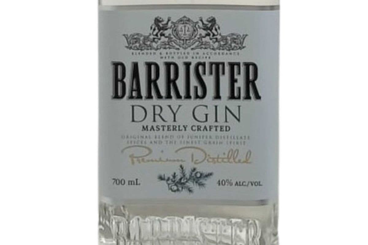BARRISTER DRY GIN (1 x 700ML)