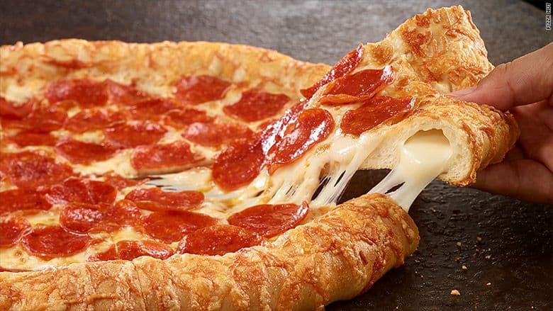 Pizza moyenne pepperoni mozzarella 12''