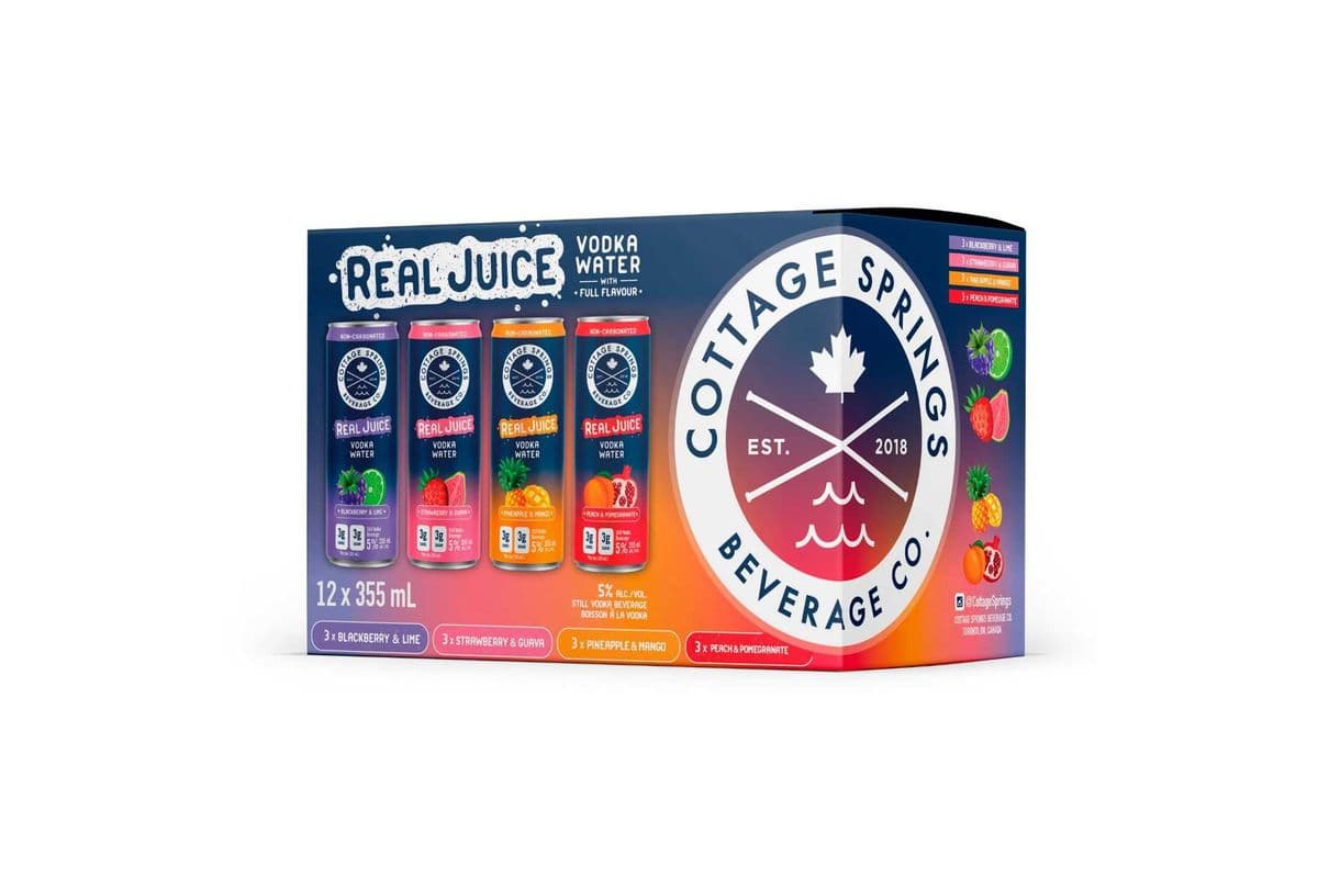 Cottage Springs Real Juice Mix (12 Cans) (12 x 355ml)