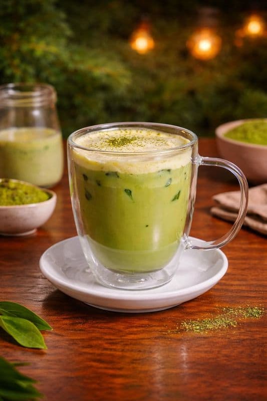 Green Milk Tea / Thé vert au lait