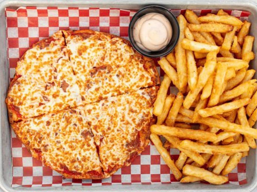 Mini Pizza nature + Frite