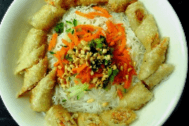 GF3. Vermicelli with Pork Rice Paper Rolls