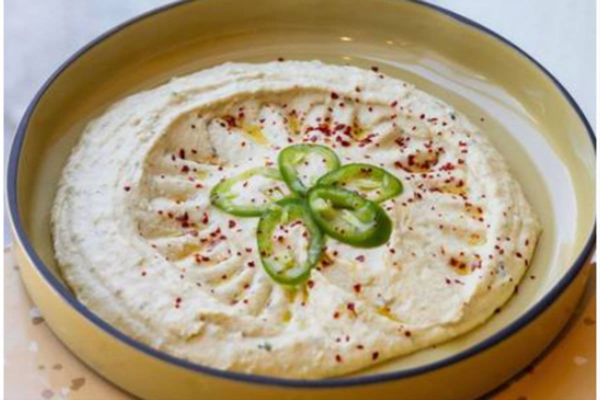 Jalapeno and Herb Hummus