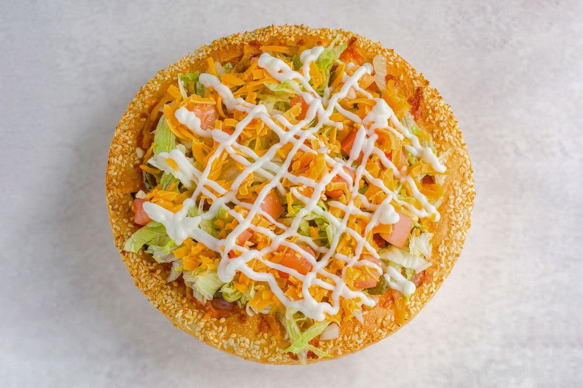 30B. 8" Personal Chicken Taco Pizza