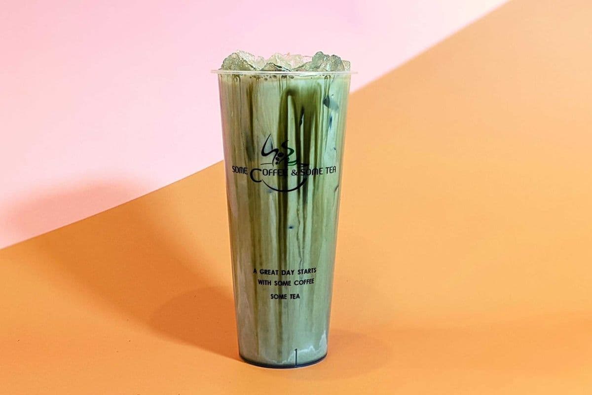 Iced Dirty Matcha (500 ml)