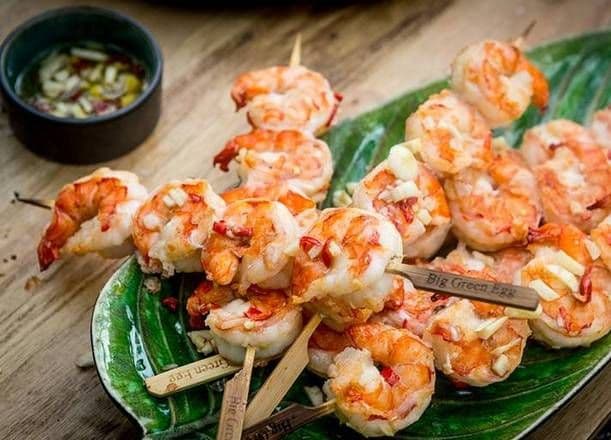 9. Shrimp Skewers (3 pcs)