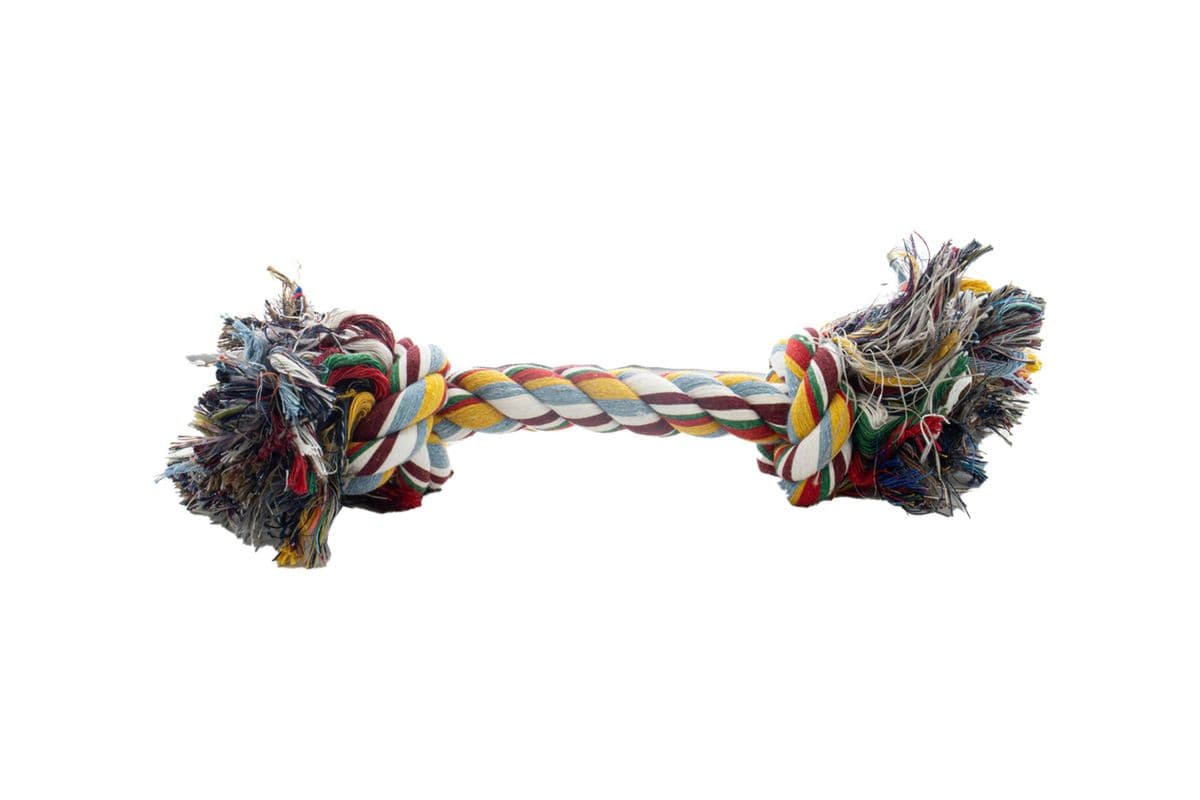 Medium Pampered Pal Two Knots Tug Rope Dog Toy