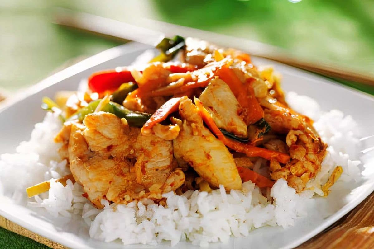 Beef Malaysian Curry Rice