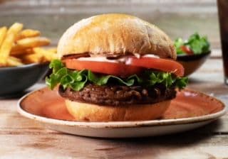 Peri Sirloin Burger with Two Sides