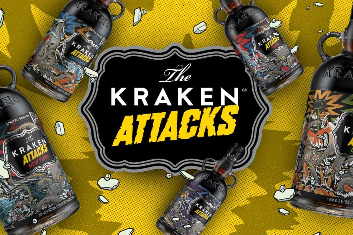 The Kraken Black Spiced (750 ml) Trinidad {LTD:~ ATTACKS Ontario} (1 x 750 mL)