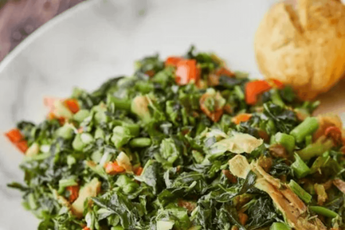 Callaloo with Saltfish