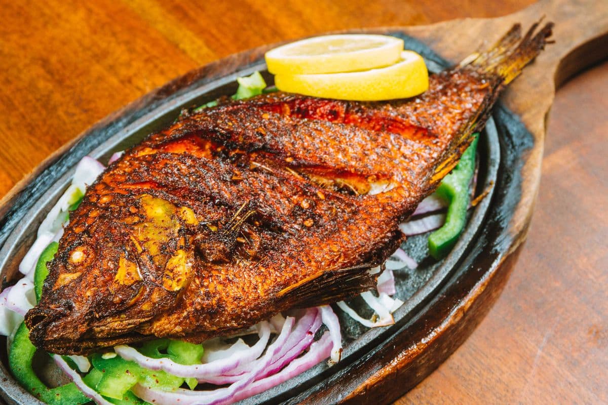 Afghan Flame® Fried Fish Sizzler
