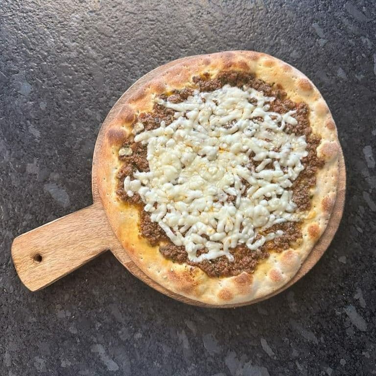 Beef with Cheese Manakish