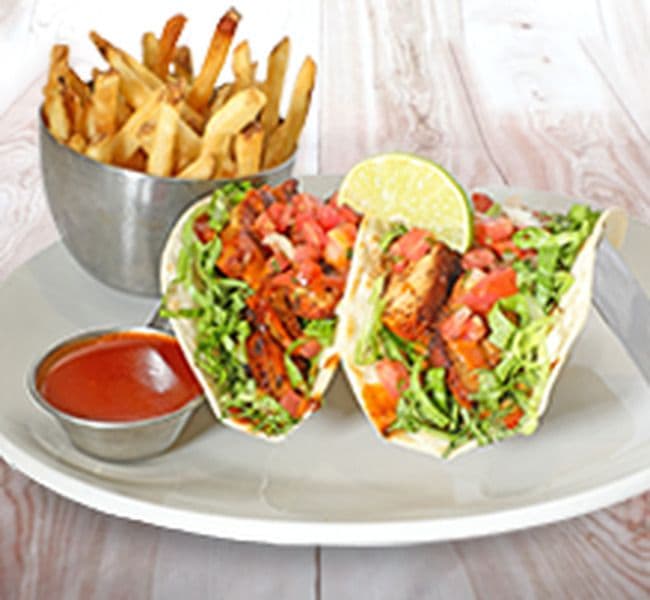 CAJUN CHICKEN TACOS