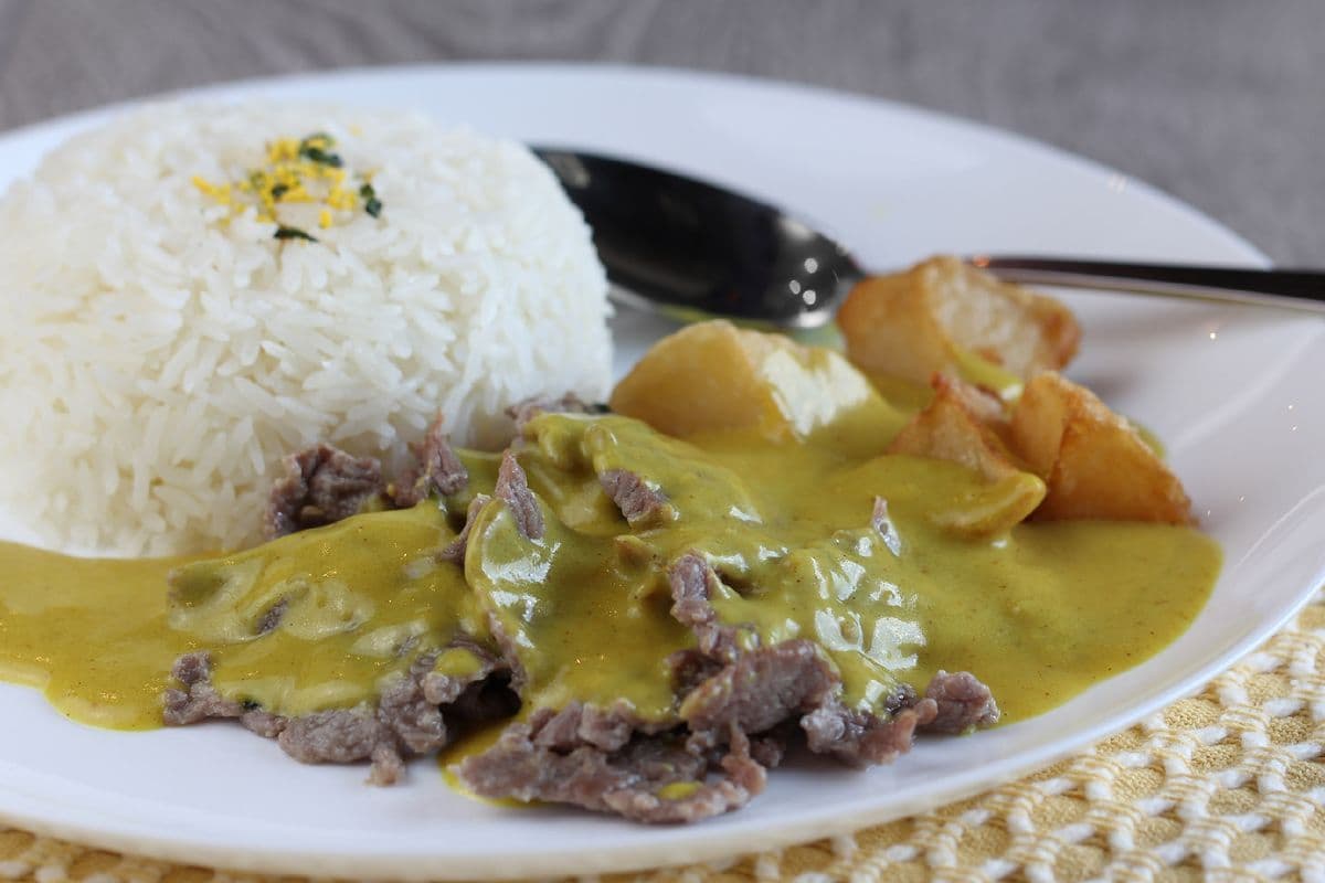H09. Curry Sliced Beef with Rice
