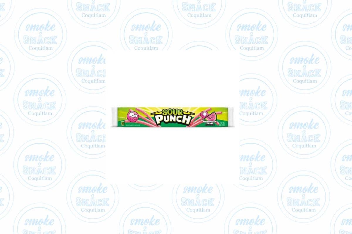 Sour Punch Watermelon Straws (57g)