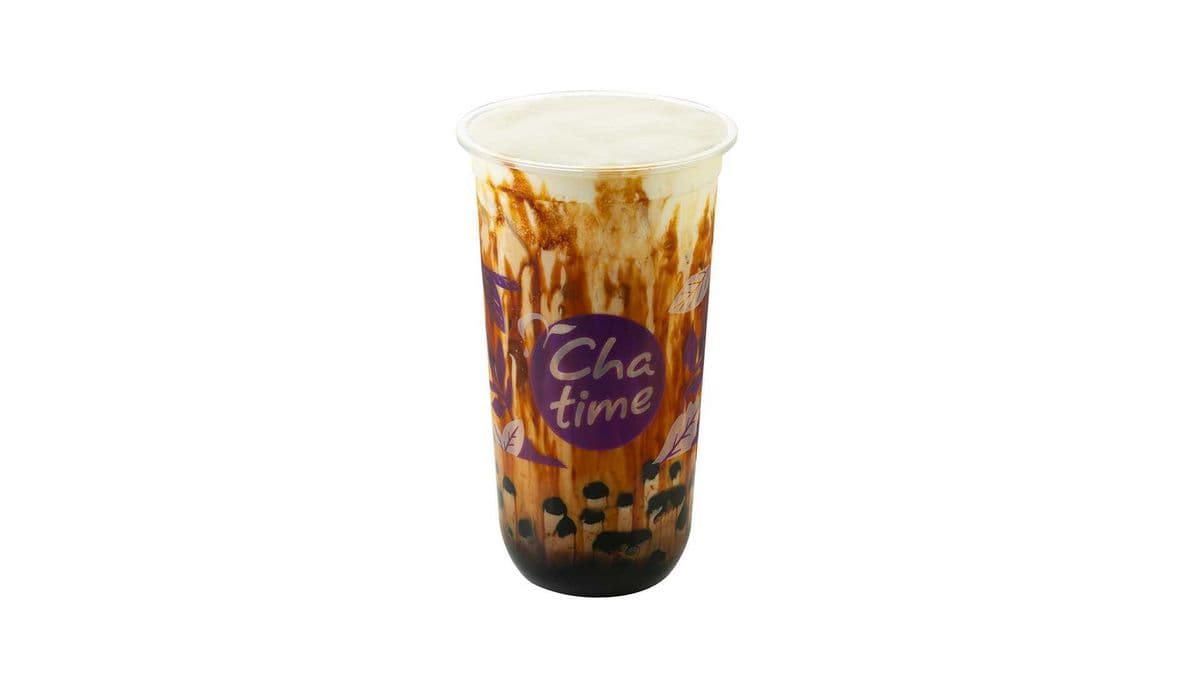 Brown Sugar Pearl Crema Roasted Milk Tea