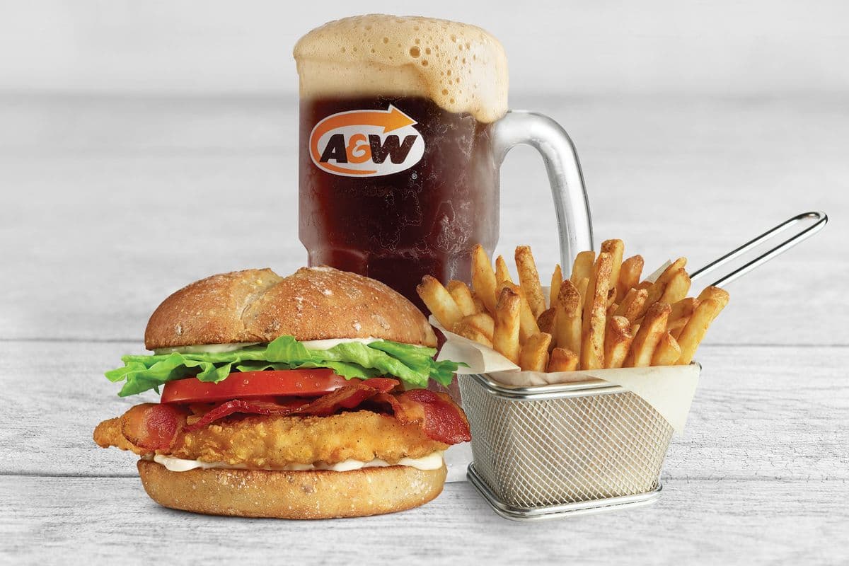 Combo burger au poulet BLT / BLT Chicken Burger Combo