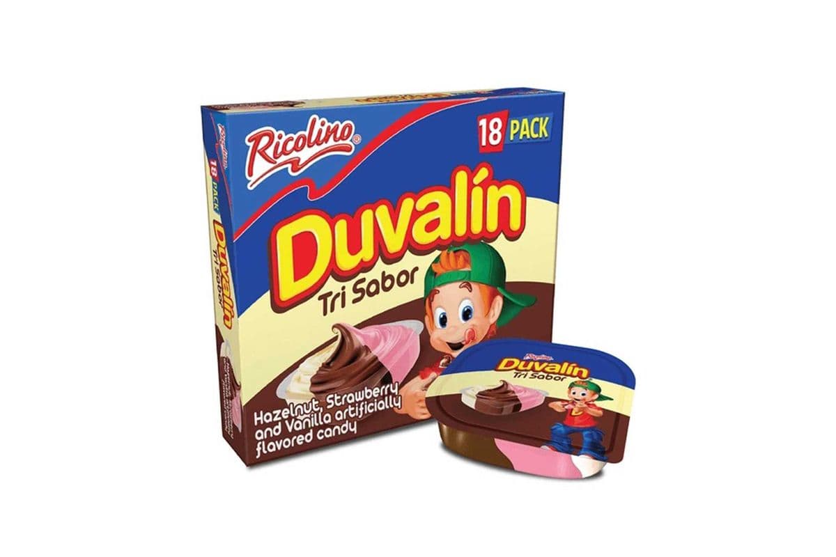 Ricolino Duvalin Tri-Sabores (18 pcs) (9.36 oz)