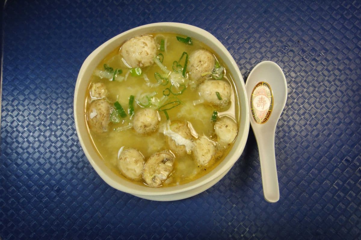 23. Mushroom Egg Drop Soup