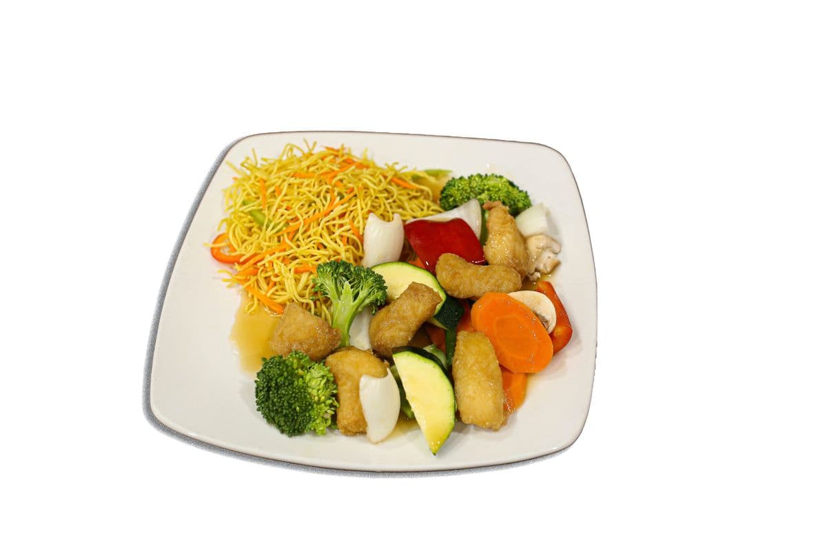 90. Sauteed Fish with Mixed Vegetables (Fish Xao Rau)