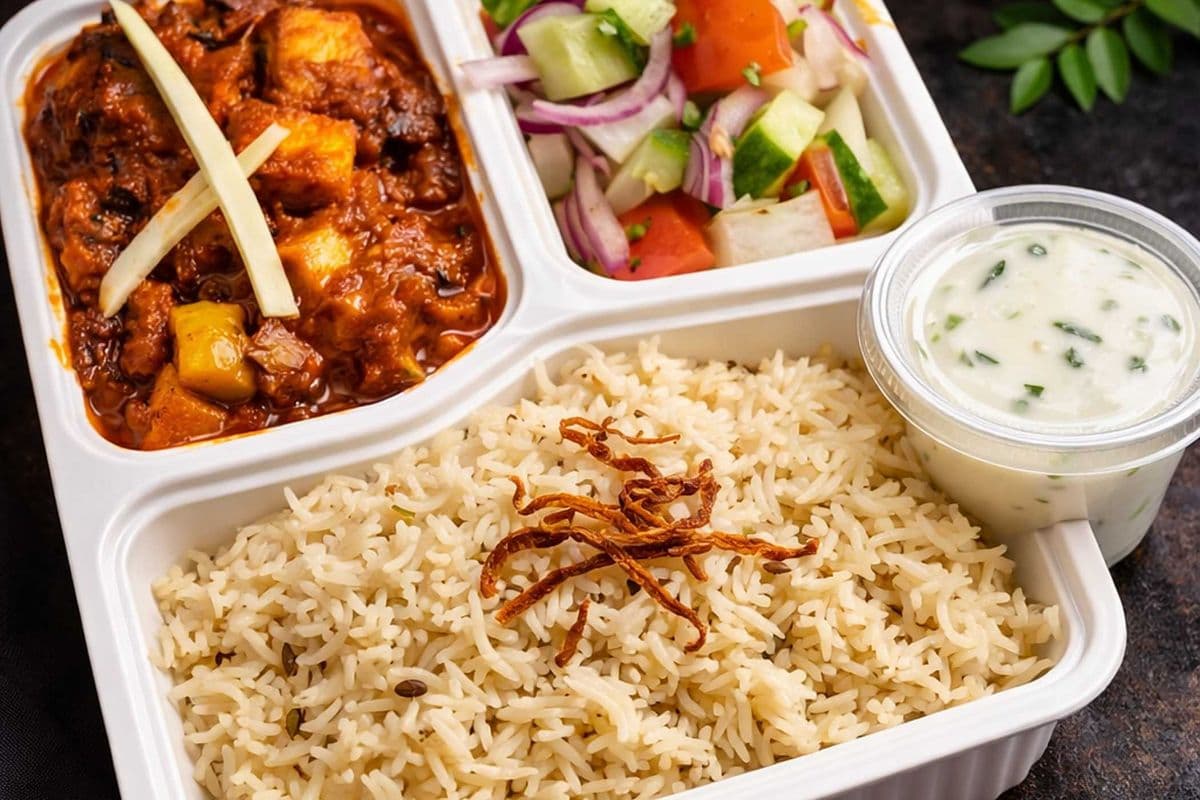 Kadai Paneer Rice Bowl
