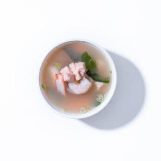 SEAFOOD MISO SOUP / SOUPE MISO AUX FRUITS DE MER