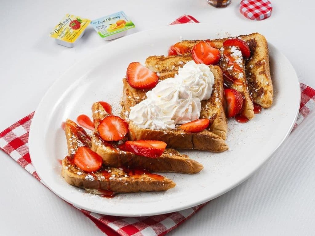 Strawberry French toast*