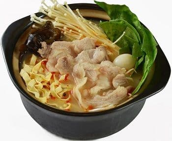 4. Sliced Pork Pot Rice Noodle 五花肉米线