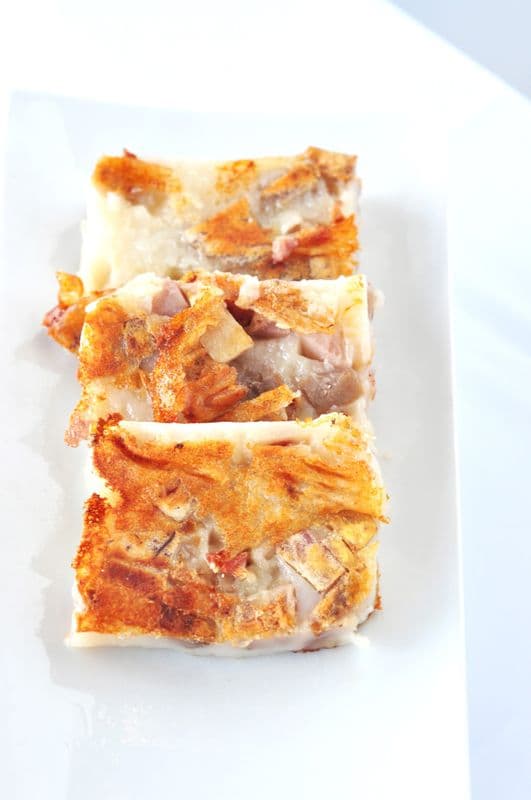 30. Pan-Fried Taro Root Cake