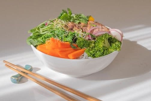 Vegan Noodle Soup Bowl