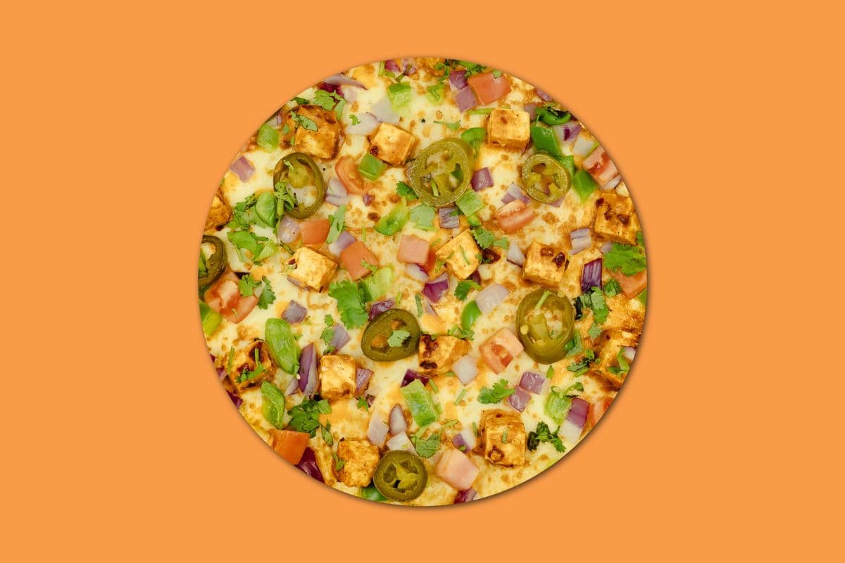 32. 8" Personal Spicy Paneer Pizza