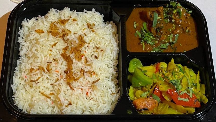 Thali cari au boeuf / Beef Curry Thali