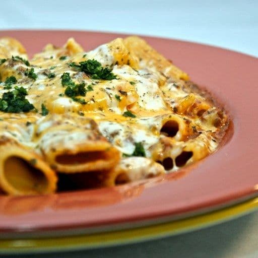 Cheese Rigatoni Pasta