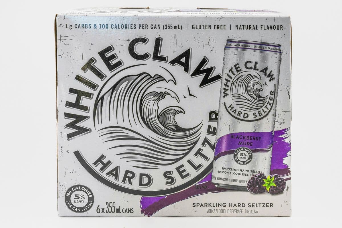 WHITE CLAW BLACKBERRY 6PK 4X(6X355ML) (1 x 2130ML)