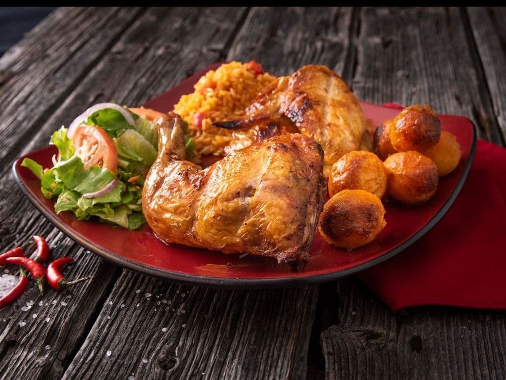 Assiette Demi Poulet / Half Chicken Plate