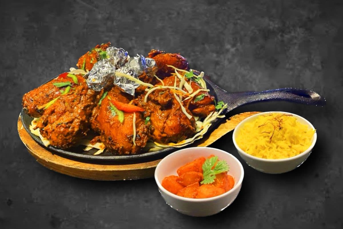Tandoori Chicken with Saffron Rice and Potato