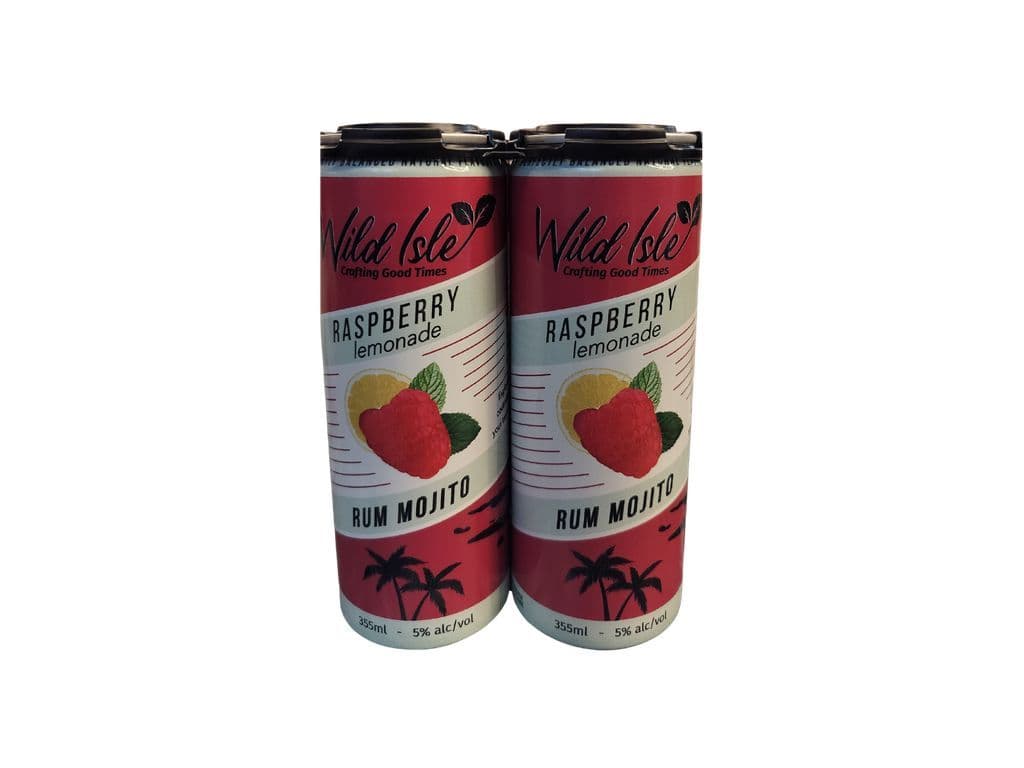 Wild Isle - Raspberry Lemonade Mojito (4x355ml)