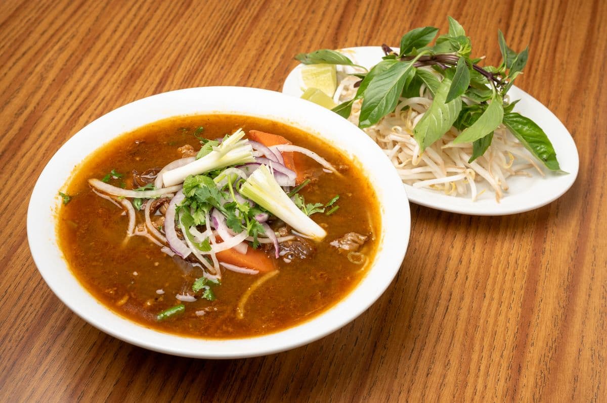 #221 Beef Stew Rice Noodle Soup (Pho Bo Kho)
