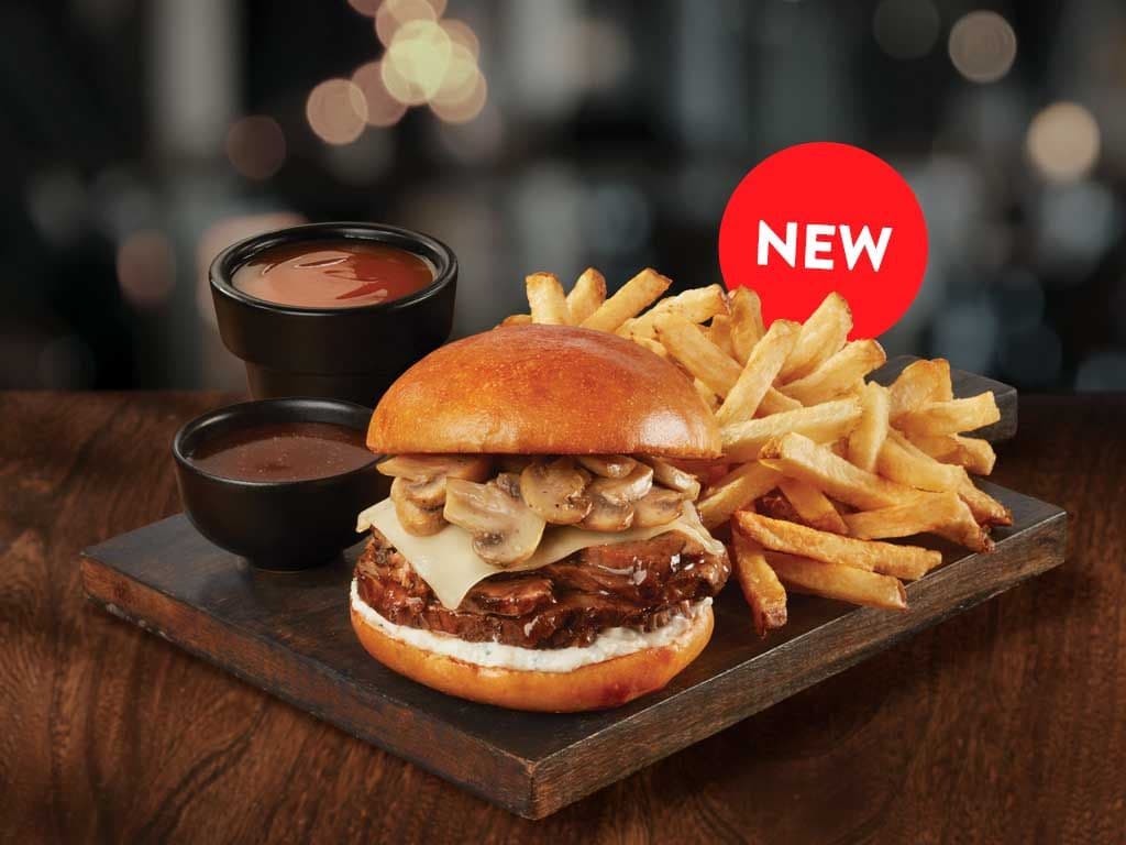 NEW! Deluxe Roast Beef on a Bun