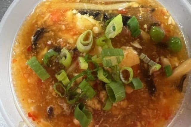 Hot-and-Sour Wonton Soup