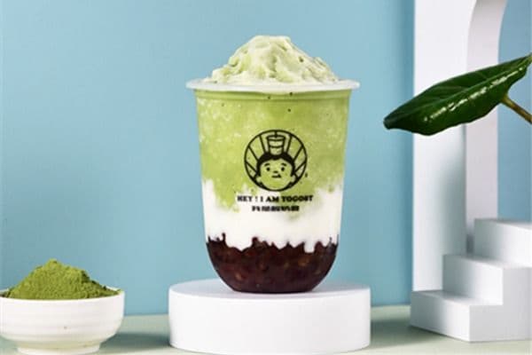 Matcha Red Bean Yogurt Smoothie - 抹茶红豆酸酸冰