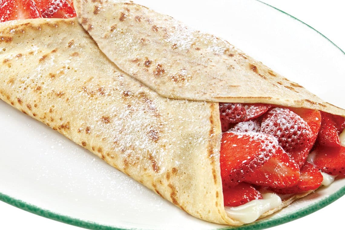 Crêpe Fraises savoureuses