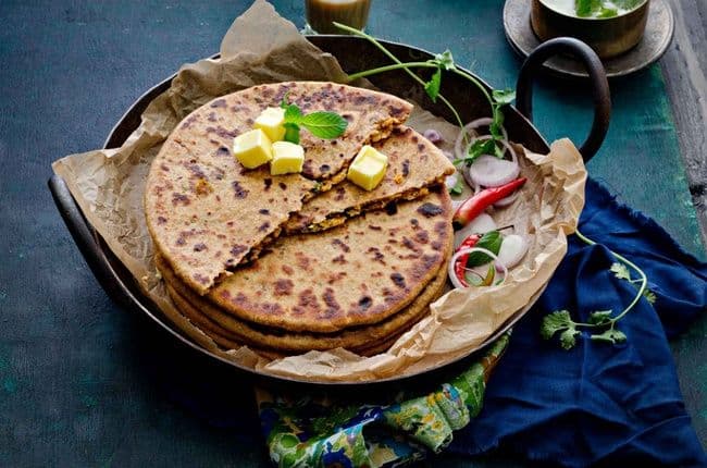 Chicken Keema Paratha Combo