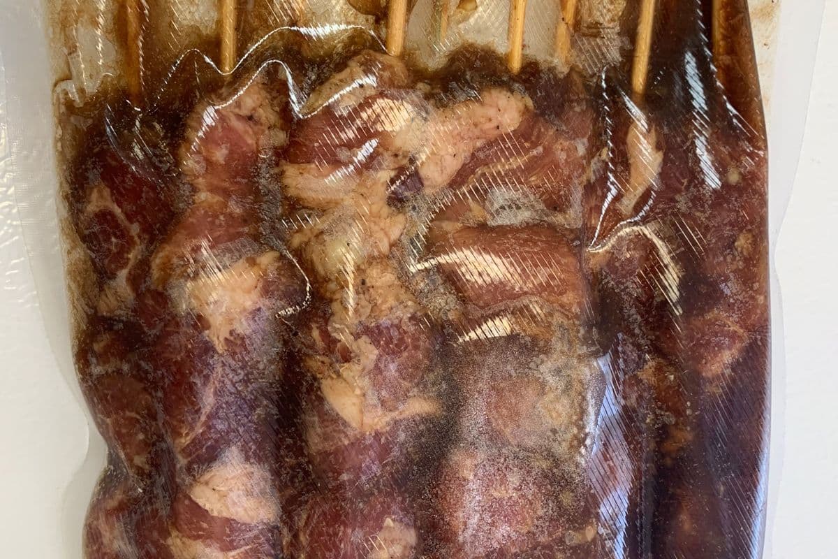 Pork BBQ (marinated 10 skewers- ready to cook)