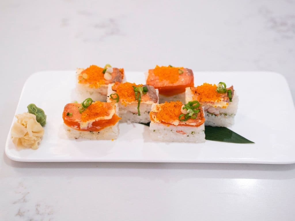 Smoked Salmon Oshi