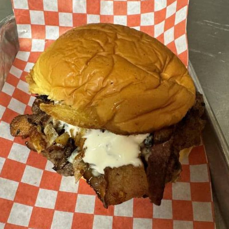 Bacon Blue Cheeseburger