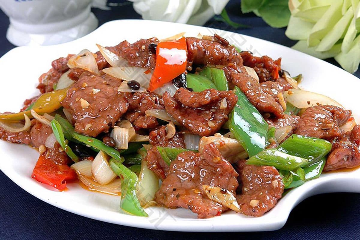 G10. Sliced Beef with Black Bean Sauce